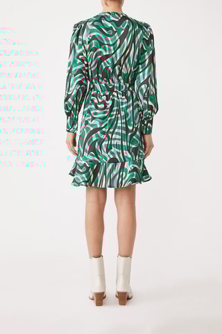 Robe portefeuille - Vert