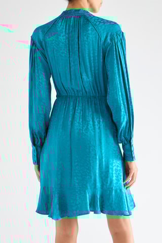 Robe portefeuille - Bleu canard