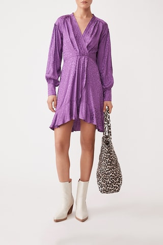 Robe portefeuille - Violet