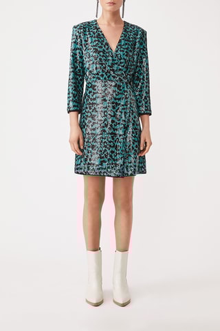 Robe portefeuille - Vert