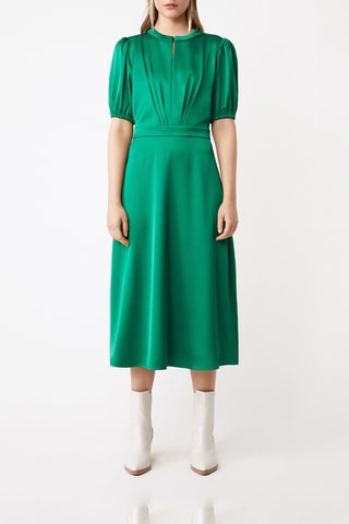Robe midi - Vert