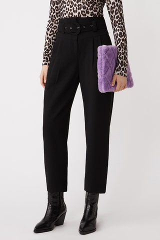 Pantalon taille haute - Noir