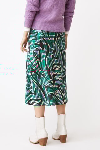 Jupe midi - Vert