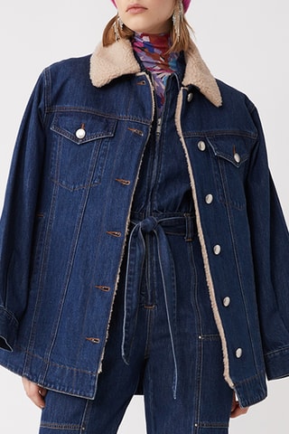 Veste en jean - Bleu