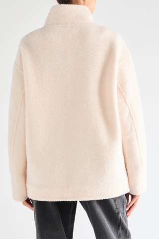 Manteau en laine - Blanc cassé