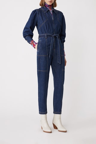 Combinaison en jean - Bleu
