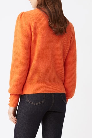 Pull en laine et alpaga - Orange