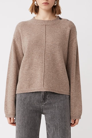 Pull en laine - Taupe