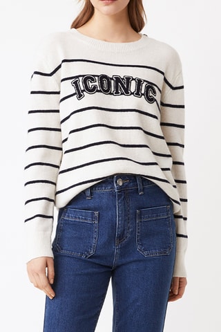 Pull en laine - Blanc cassé