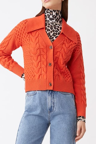 Gilet en laine - Orange