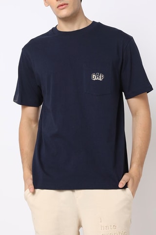 T-shirt - Marineblauw