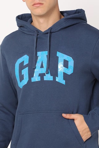 Sweater met Capuchon - Marineblauw