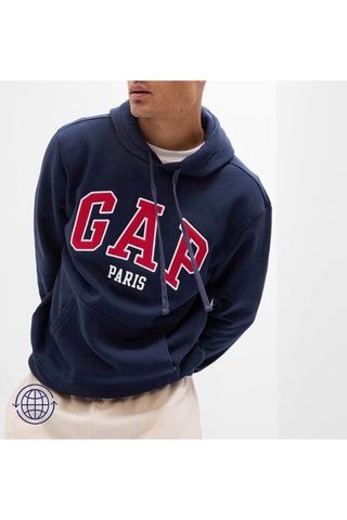 Sweat à capuche - Bleu marine