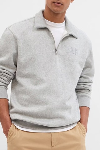 Sweater - Gemêleerd Lichtgrijs