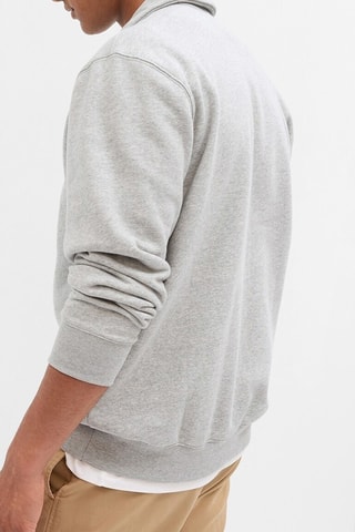 Sweater - Gemêleerd Lichtgrijs