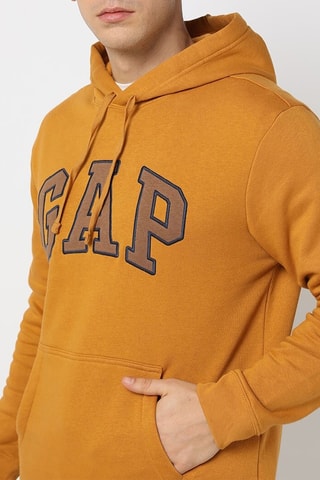 Sweater met Capuchon - Oranje