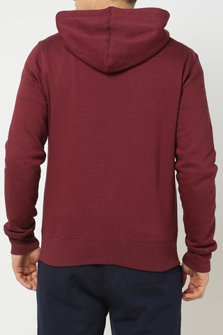 Sweater met Capuchon - Bordeauxrood