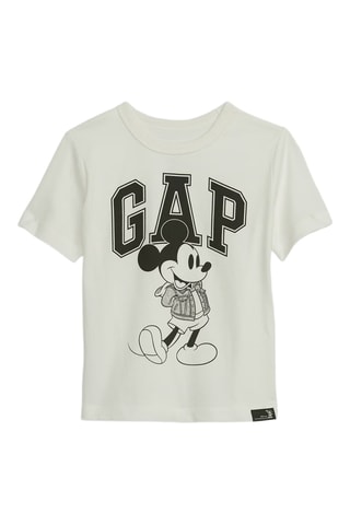 T-shirt en coton biologique Mickey Disney - Blanc