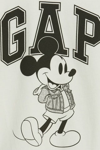 T-shirt en coton biologique Mickey Disney - Blanc