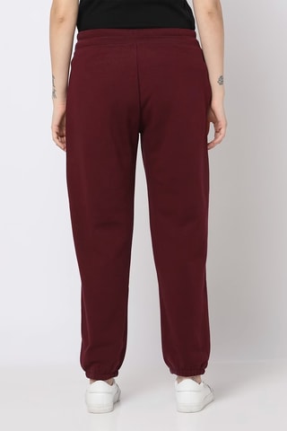 Joggingbroek - Bordeauxrood