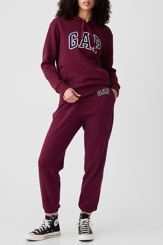 Sweater met Capuchon - Bordeauxrood