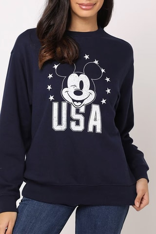 Sweater Mickey Disney - Marineblauw