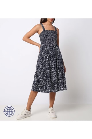 Midi-jurk - Marineblauw