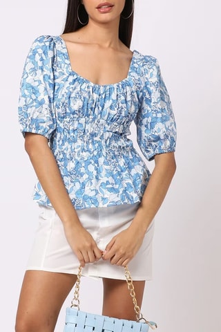 Top - Blauw