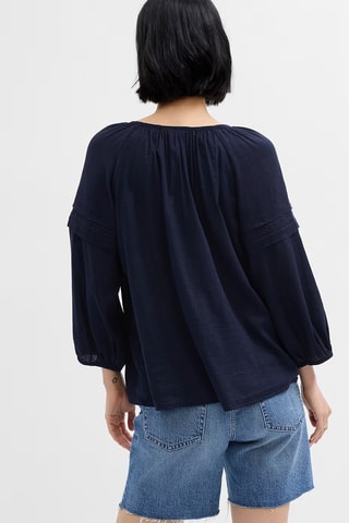 Blouse - Marineblauw