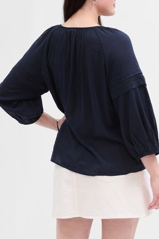 Blouse - Marineblauw