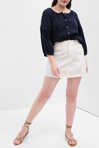 Blouse - Marineblauw