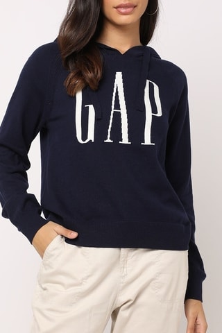 Trui met Capuchon - Marineblauw