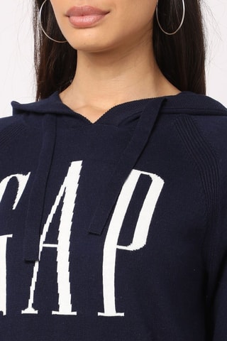 Trui met Capuchon - Marineblauw