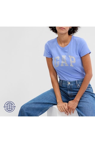 Biologisch Katoenen T-shirt - Hemelsblauw