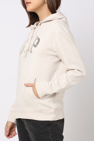 Sweater met Capuchon - Beige