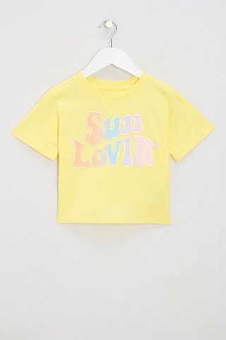 T-shirt - Geel