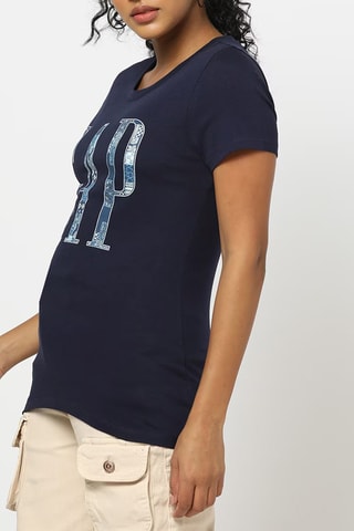 T-shirt - Marineblauw