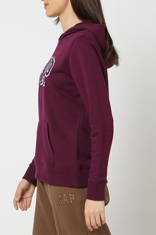 Sweater met Capuchon - Bordeauxrood
