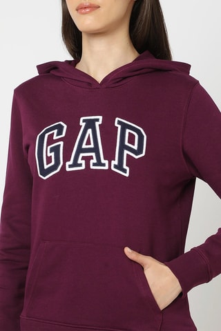 Sweater met Capuchon - Bordeauxrood