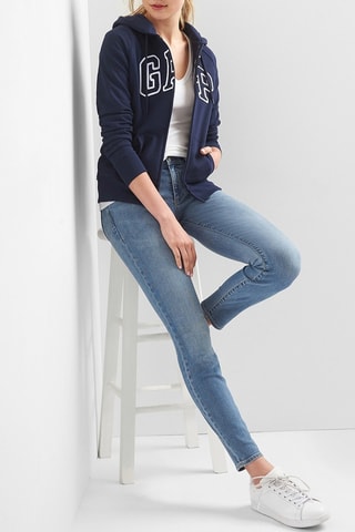 Sweater met Capuchon - Marineblauw
