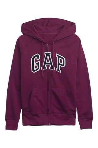 Sweater met Capuchon - Bordeauxrood