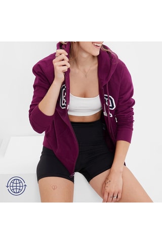 Sweater met Capuchon - Bordeauxrood