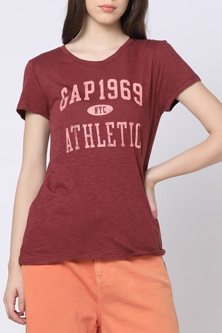 T-shirt - Steenrood