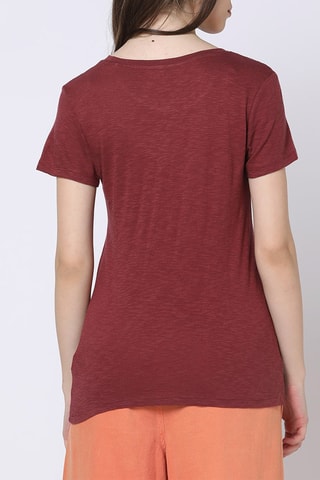T-shirt - Steenrood