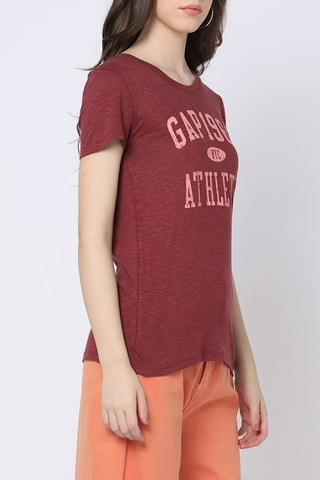 T-shirt - Steenrood