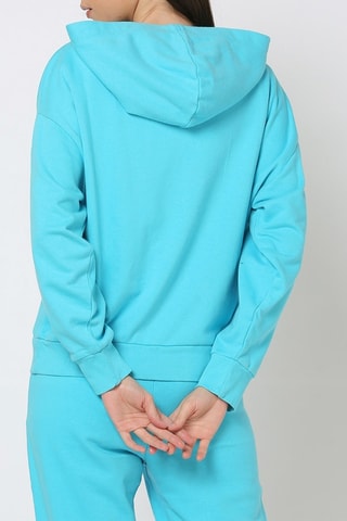 Sweater met Capuchon - Turquoise