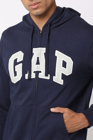 Sweater met Capuchon - Marineblauw
