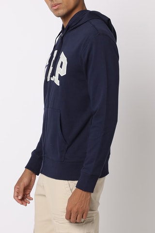 Sweater met Capuchon - Marineblauw