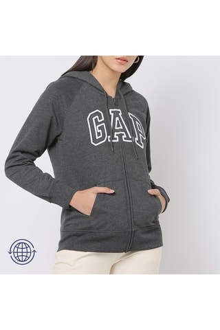 Sweater met Capuchon - Grijs