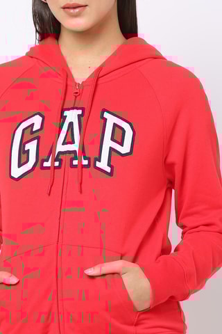 Sweater met Capuchon - Rood